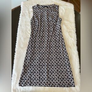 Tommy Hilfiger Petite Geo Print Business Office Dress Size 2 XS